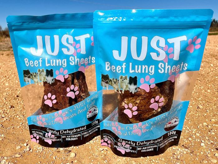 1x Just Beef Lung Sheets Pet Food 1x Just Beef Lung Sheets Pet Food