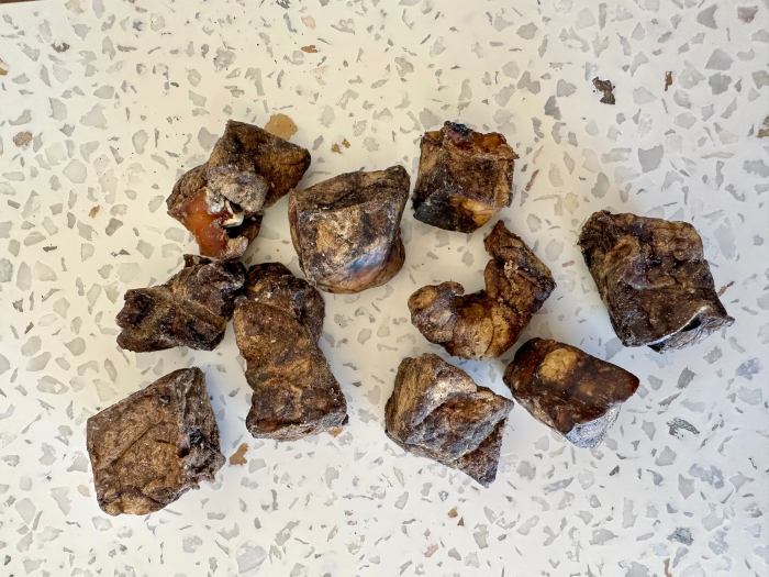 1x just beef puffs (lung cubes) 1x just beef puffs (lung cubes)