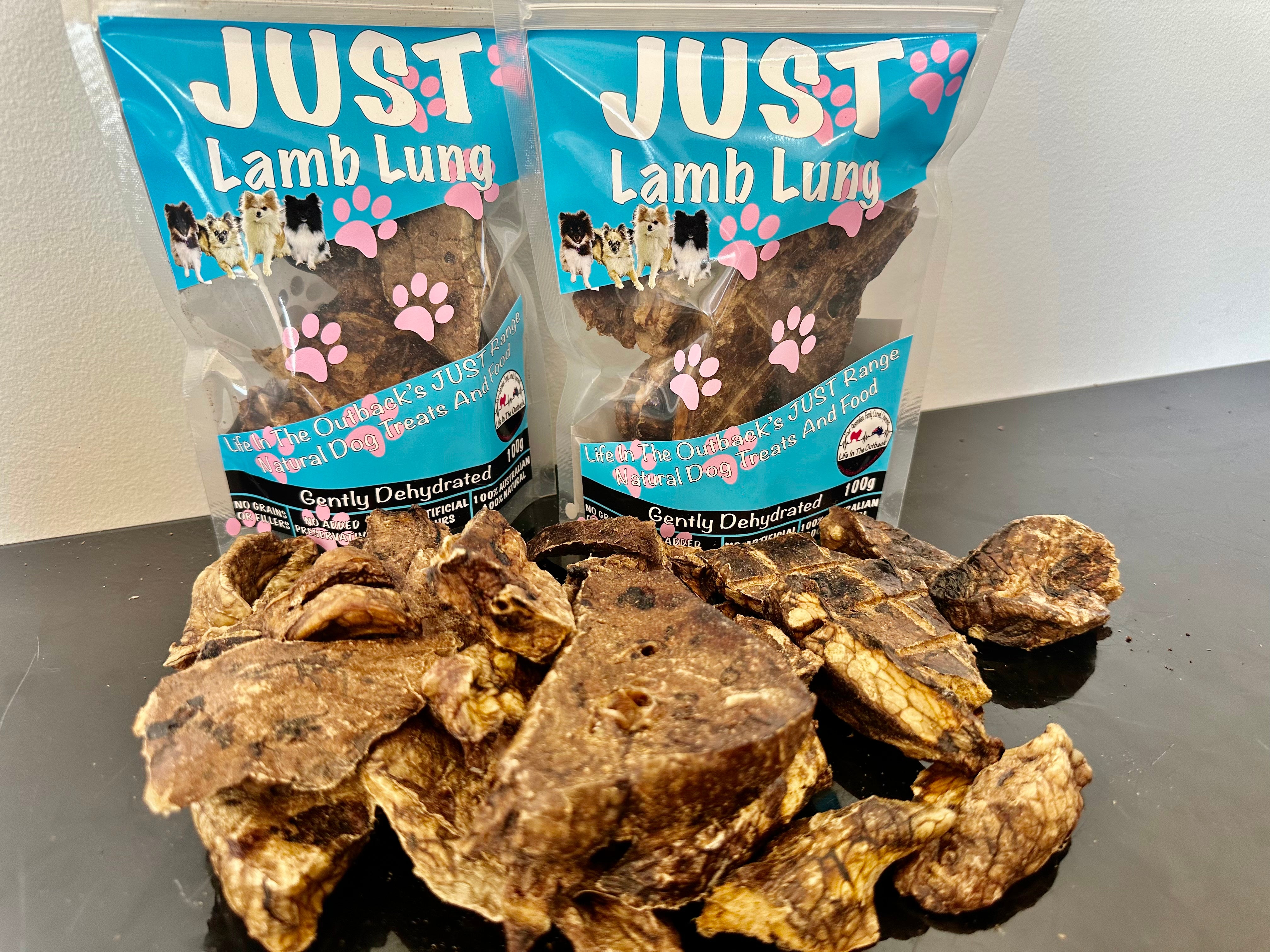 1x just lamb lung 50g 1x just lamb lung 50g