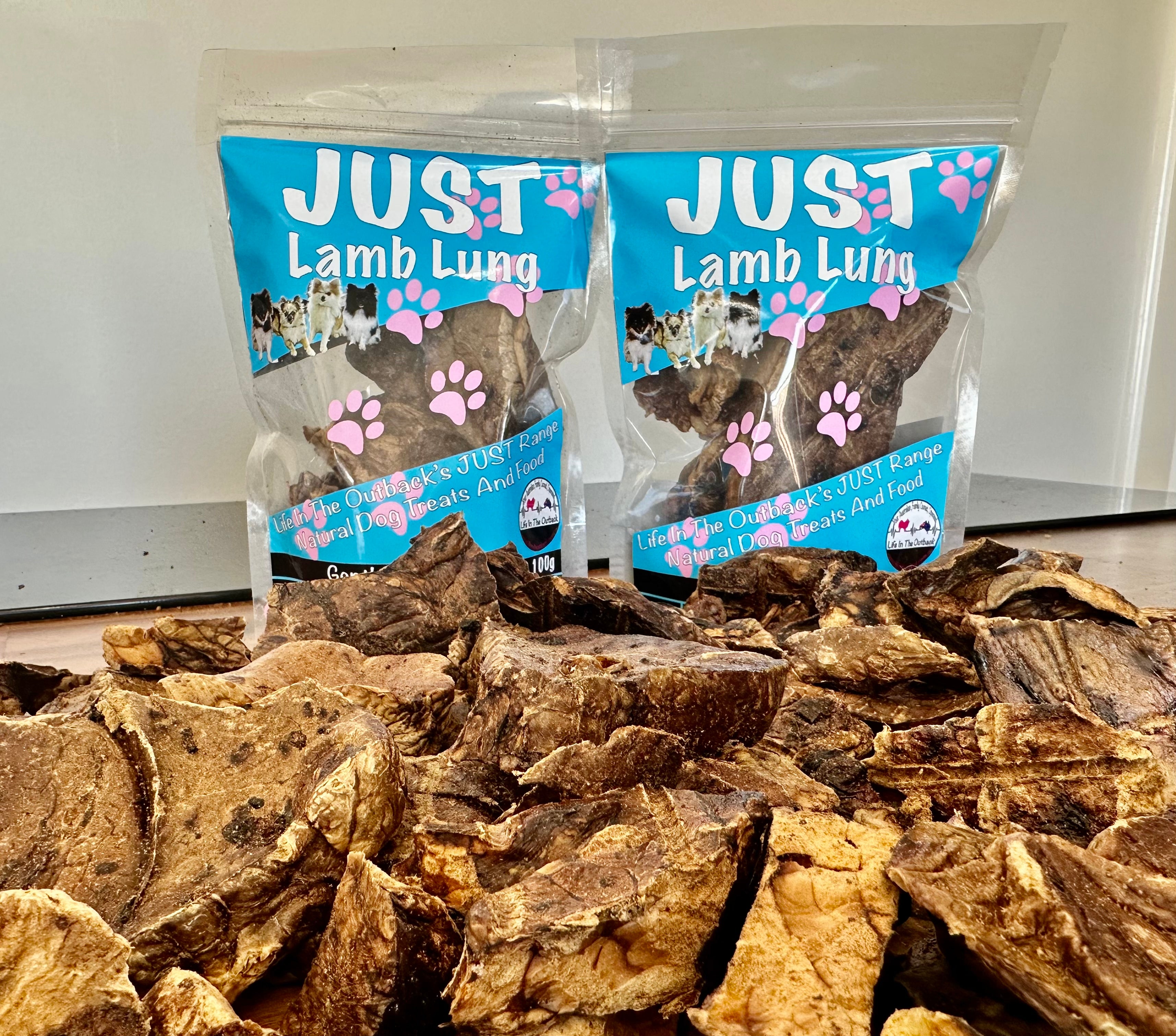 1x just lamb lung 50g 1x just lamb lung 50g