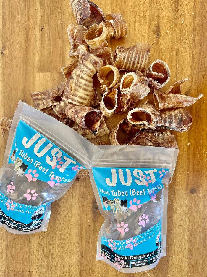 1x just moo tubes ( beef trachea )