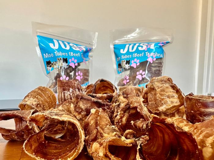 1x just moo tubes ( beef trachea )