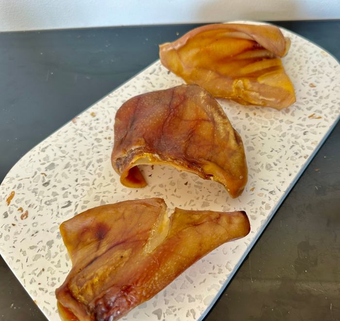 1x just pig's ears 1x just pig's ears
