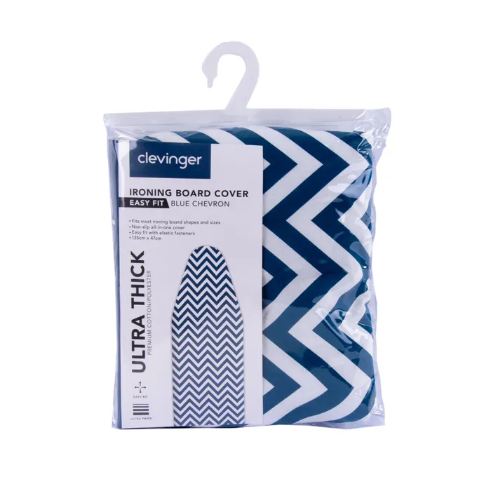 ironing board cover 435x 115cm blue chervon ironing board cover 435x 115cm blue chervon