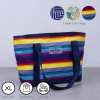 6l food safe insulated jumbo cooler tote rainbow