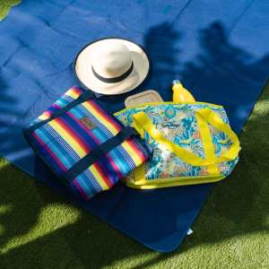 6l food safe insulated jumbo cooler tote rainbow