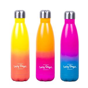 Lazy Dayz Daily Drink Bottle 500ml – Orange Pink Ombre