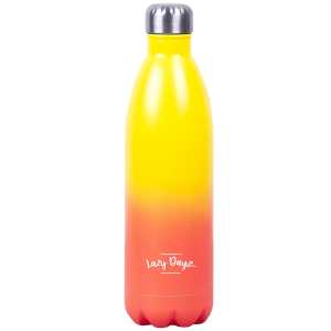 Lazy Dayz Jumbo Drink Bottle 1L - Yellow Peach Ombre