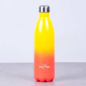 lazy dayz jumbo drink bottle 1l yellow peach ombre lazy dayz jumbo drink bottle 1l yellow peach ombre