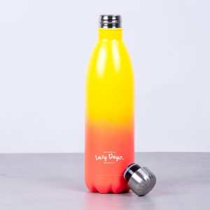 lazy dayz jumbo drink bottle 1l yellow peach ombre lazy dayz jumbo drink bottle 1l yellow peach ombre