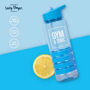 lazy dayz sports bottle 750ml blue
