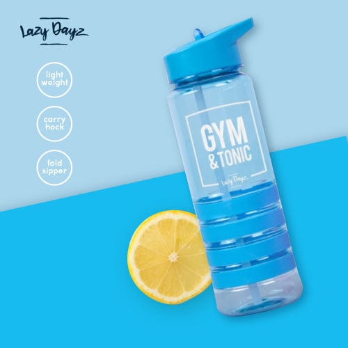 lazy dayz sports bottle 750ml blue