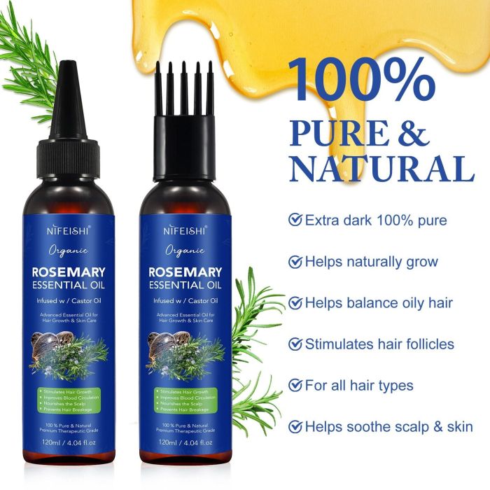 nifeishi organic rosemary essential oil 120 ml nifeishi organic rosemary essential oil 120 ml