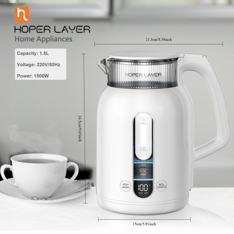 hoper layer insulation electric kettle 1.5l 1500w water boiler k15 g1 hoper layer insulation electric kettle 1.5l 1500w water boiler k15 g1
