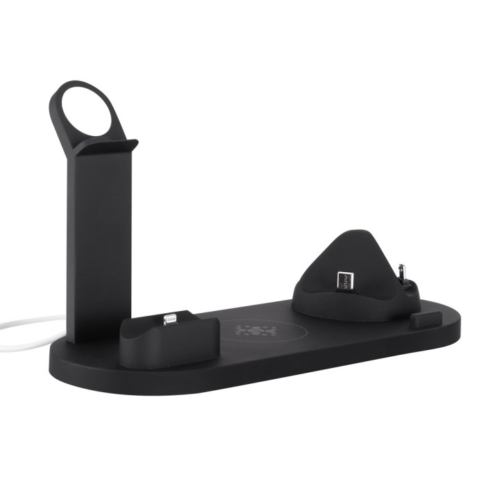 devanti 4 in 1 wireless charger multi function station for phone airpod iwatch 15w devanti 4 in 1 wireless charger multi function station for phone airpod iwatch 15w