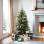 jingle jollys christmas tree 90cm potted xmas tree party decorations