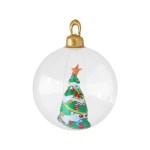 jingle jollys christmas inflatable ball 60cm tree decoration giant bauble clear jingle jollys christmas inflatable ball 60cm tree decoration giant bauble clear