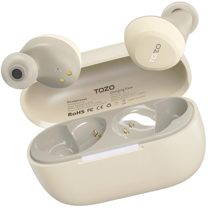 tozo upgrade new a1 bluetooth 5.3 earphones wireless in ear earbuds 32h headset stereo sound with mic for android ios TOZO Upgrade New A1 Bluetooth 5.3 Earphones Wireless in-Ear Earbuds 32H Headset Stereo Sound With Mic For Android iOS