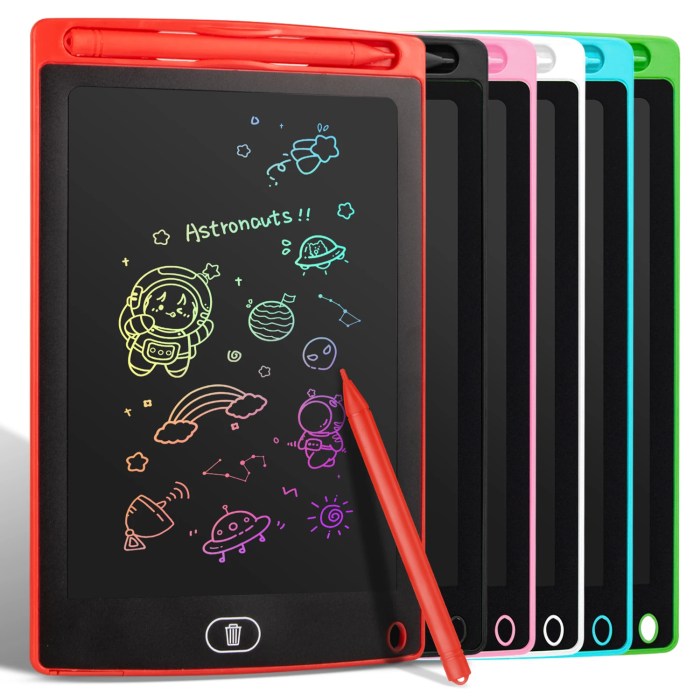 6.5/8.5/10/12 Inch LCD Drawing Tablet for Kids, Rechargeable Erasable Board with Pen, Travel Educational Toy Gift for Boys Girls 1