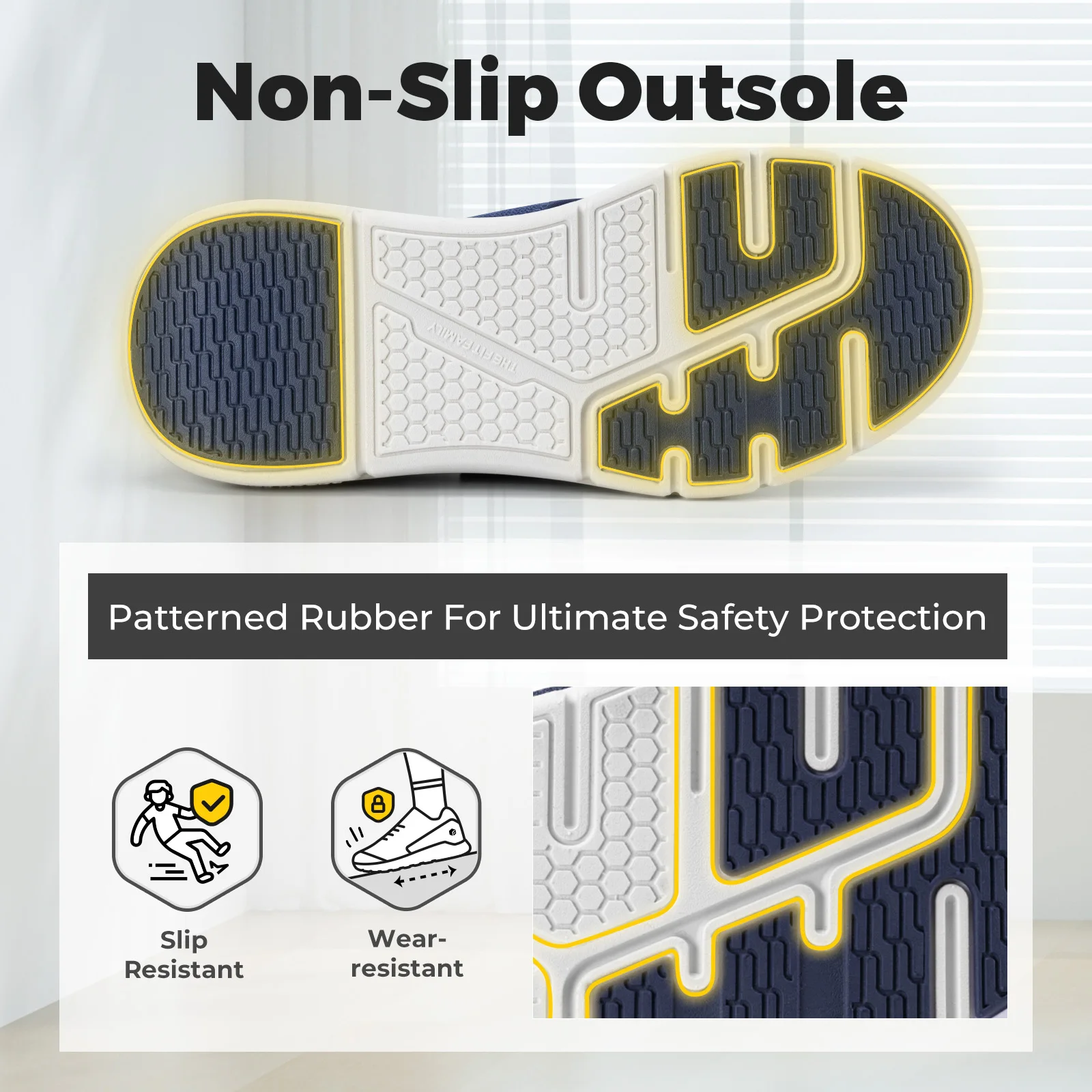 FitVille Diabetic Shoes for Men Extra Wide, Hook and Loop Walking Shoes for Elderly for Swollen Feet Foot Pain Relief Neuropathy 6