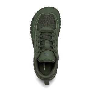 HOBIBEAR Wide Toe Hiking Barefoot Unisex Lace Up Artificial Leather Shoes 4