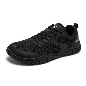 hobibear minimalist wide toe shoes mens womens artificial leather running sneakers lace up lightweight breathable walking shoes HOBIBEAR Minimalist Wide Toe Shoes Mens Womens Artificial Leather Running Sneakers Lace Up Lightweight Breathable Walking Shoes 2