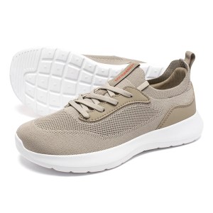 HOBIBEAR Wide Toe Running Shoes Men Women Mesh Lace Up Walking Sneakers Lightweight Breathable Shoes 2