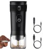 Portable Coffee Maker MIUI Small Espresso Machine DC12V Travel Coffee Maker for Car Outdoors Camping Backpacker Lightweight