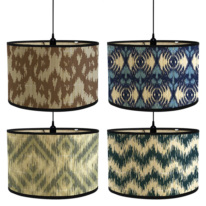 Japanese Style Lamp Shade Bamboo Light Cover Bar Cafe Homestay Decor Chandelier Wall Lamp Lampshade Bamboo Art Light Shade 3