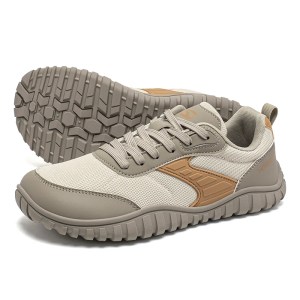 hobibear minimalist wide toe shoes mens womens artificial leather running sneakers lace up lightweight breathable walking shoes HOBIBEAR Minimalist Wide Toe Shoes Mens Womens Artificial Leather Running Sneakers Lace Up Lightweight Breathable Walking Shoes 5