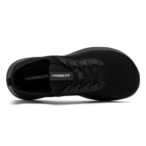 HOBIBEAR Wide Toe Running Shoes Men Women Mesh Lace Up Walking Sneakers Lightweight Breathable Shoes 4