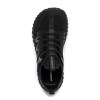 HOBIBEAR Men Women Wide Toe Shoes Non Slip Lace Up Running Sneakers Artificial Leather Walking Shoes 4