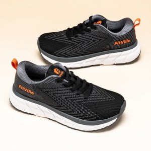 FitVille Men'S Shoes Wide Toe Box Cushioned Extra Wide Width Non Slip Running Shoe Comfortable Lightweight Sneakers For Fat Feet 2