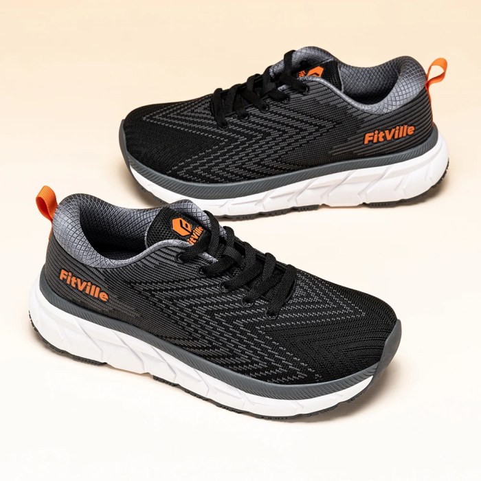 fitville men's shoes wide toe box cushioned extra wide width non slip running shoe comfortable lightweight sneakers for fat feet FitVille Men'S Shoes Wide Toe Box Cushioned Extra Wide Width Non Slip Running Shoe Comfortable Lightweight Sneakers For Fat Feet 2