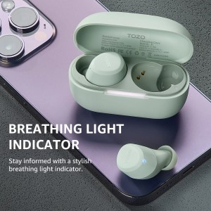 tozo upgrade new a1 bluetooth 5.3 earphones wireless in ear earbuds 32h headset stereo sound with mic for android ios TOZO Upgrade New A1 Bluetooth 5.3 Earphones Wireless in-Ear Earbuds 32H Headset Stereo Sound With Mic For Android iOS 4