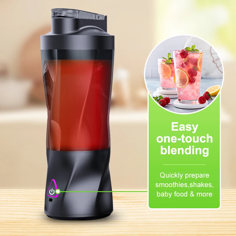 electric portable juicer fresh fruit mixer 700ml multifunctional usb rechargeable shakes smoothie blender outdoor mixing cup Electric Portable Juicer Fresh Fruit Mixer 700ML Multifunctional USB Rechargeable Shakes Smoothie Blender Outdoor Mixing Cup 5