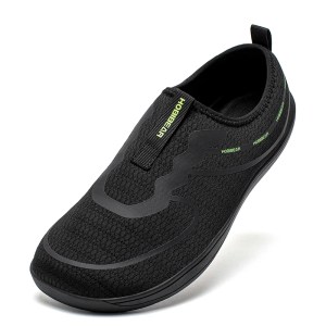 HOBIBEAR Wide Toe Barefoot Shoes Unisex Minimalist Zero Drop Running Sneakers Mesh Slip On Walking Shoes 1