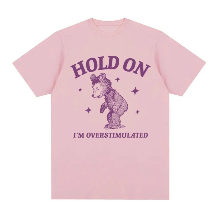 i'm overstimulated bear funny graphic t shirt men women vintage harajuku aesthetic t shirts casual 100% cotton oversized t shirt I\'m Overstimulated Bear Funny Graphic T Shirt Men Women Vintage Harajuku Aesthetic T-shirts Casual 100% Cotton Oversized T-shirt 4
