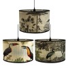 retro style flower printing lampshade japanese style homestay decor bamboo art chandelier light cover chandelier wall lamp shade Retro Style Flower Printing Lampshade Japanese Style Homestay Decor Bamboo Art Chandelier Light Cover Chandelier Wall Lamp Shade 1
