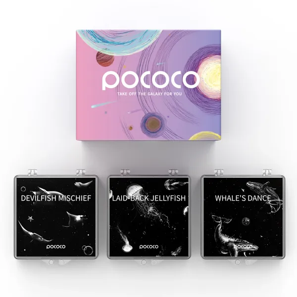 deep sea marvels discs for pococo galaxy projector, 5k ultra hd, 3 pieces (no projector) Deep Sea Marvels - Discs for POCOCO Galaxy Projector, 5k Ultra HD, 3 Pieces (No Projector)