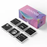 Moon and Stars - Discs for POCOCO Galaxy Projector, 5k Ultra HD, 6 Pieces (No Projector)
