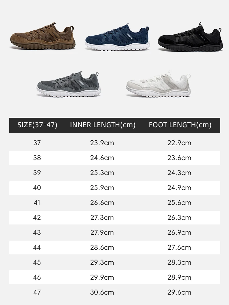 HOBIBEAR Unisex Wide Toe Box Blazer Sneaker