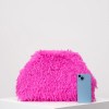Dopamine Fuzzy Clip Clutch – Large Capacity Party Bag for Women 3