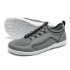 HOBIBEAR Wide Toe Barefoot Lexxer Unisex Lace Up Sneakers 3