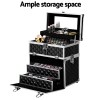 embellir portable cosmetic beauty makeup carry case with mirror diamond black embellir portable cosmetic beauty makeup carry case with mirror diamond black
