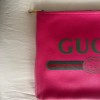 gucci pouch hot pink medium logo portfolio clutch gucci pouch hot pink medium logo portfolio clutch