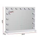 embellir makeup mirror 58x45cm hollywood vanity with led light tabletop white embellir makeup mirror 58x45cm hollywood vanity with led light tabletop white