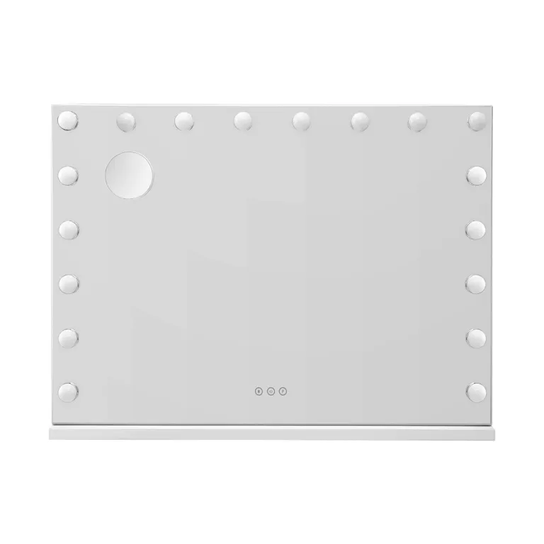 embellir makeup mirror 80x58cm hollywood vanity with led light tabletop wall embellir makeup mirror 80x58cm hollywood vanity with led light tabletop wall