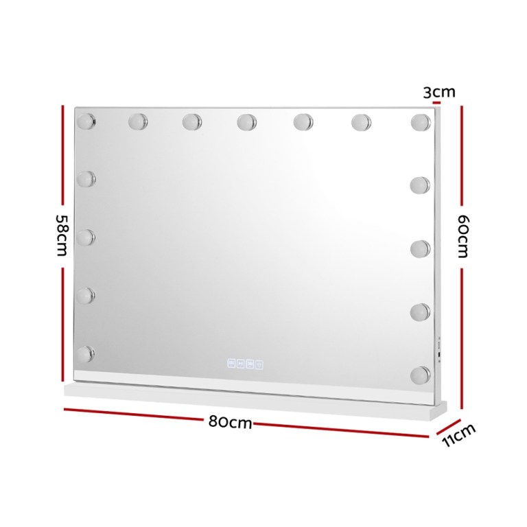 embellir bluetooth makeup mirror 80x58cm hollywood vanity with led light wall embellir bluetooth makeup mirror 80x58cm hollywood vanity with led light wall