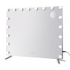 80x65cm embellir makeup mirror hollywood vanity with led light silver legs 80x65cm embellir makeup mirror hollywood vanity with led light silver legs